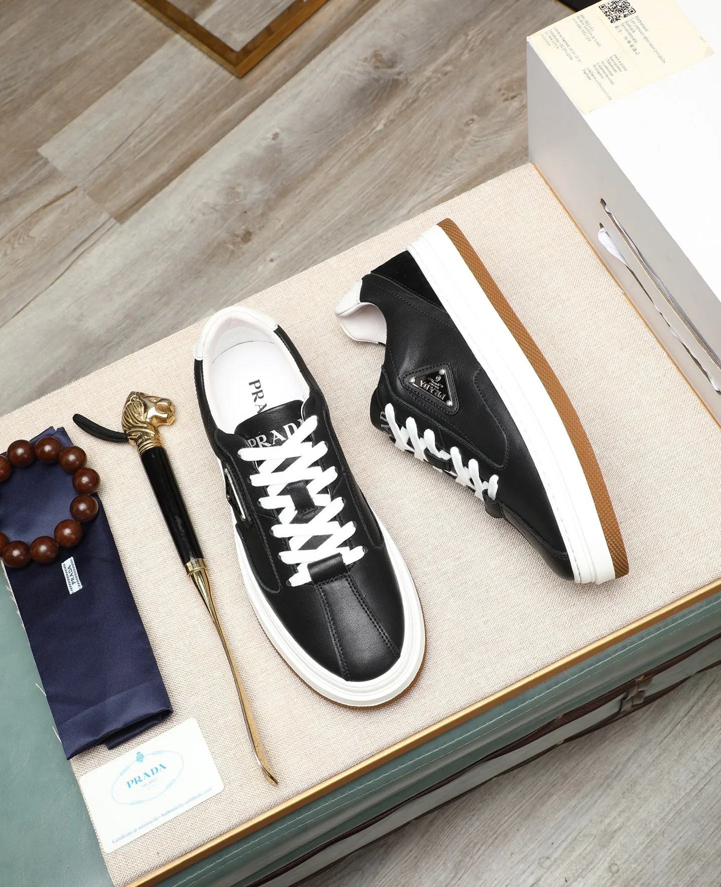 Men's shoes 💰440 🌹🌹[PRADA—Prada] 2025 latest model 🙈original replica! 👟👟👟Available here. The workmanship is top-notch. The upper is made from Italy. 🇮🇹Imported first-layer cowhide. ❗️Breathable genuine leather lining @Suitable for travel. The original version has an enlarged engraved sole, making it suitable for all kinds of travels, showing low-key luxury. Let quality speak for itself. Color: Size: 38-45